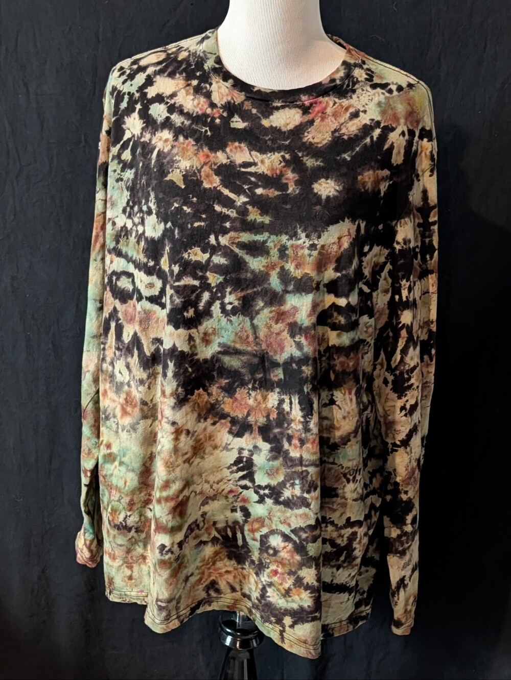 New Reverse Tiedye Unisex Long Sleeve Shirt